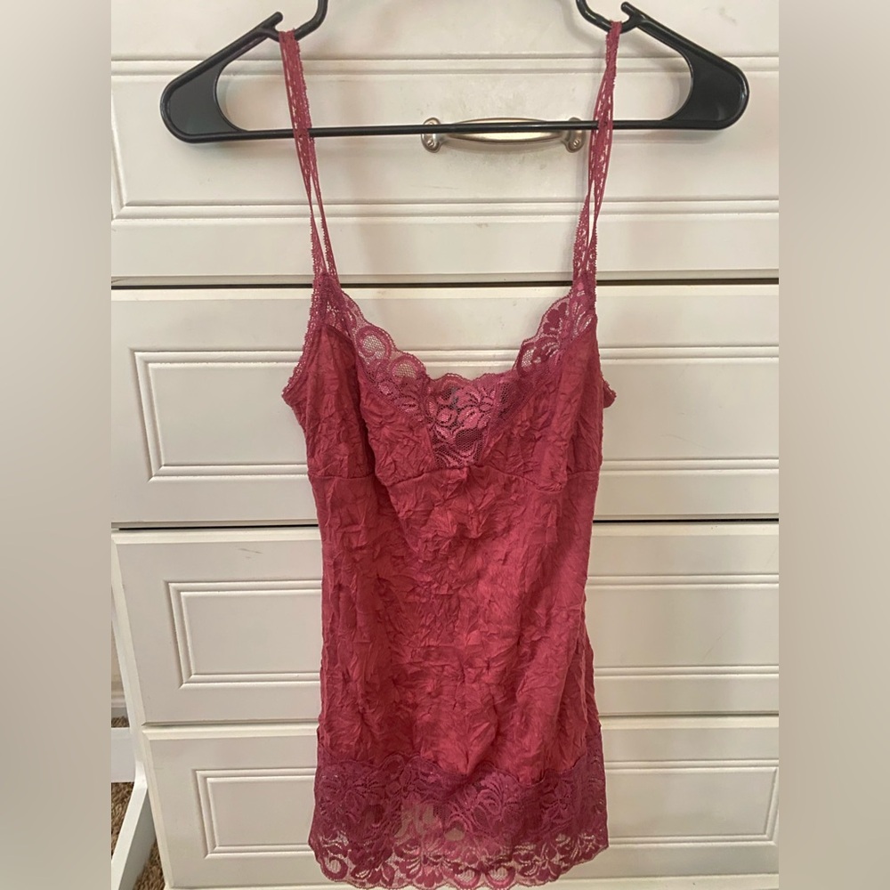 magenta lingerie dress